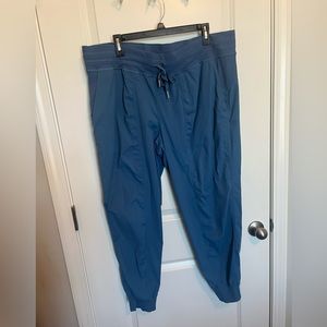 Light blue lululemon dance studio joggers size 18